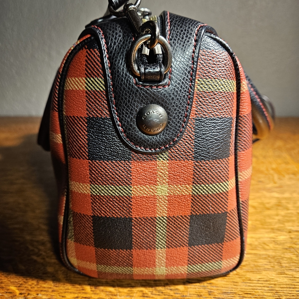 Coach Mini Bennet In Riley Plaid - Picture 6 of 15